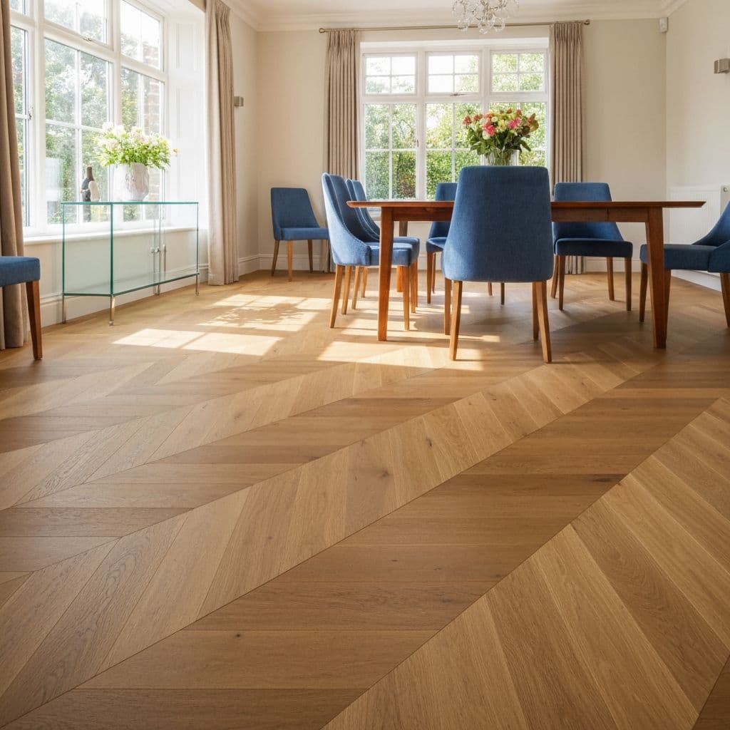 Flooring Finish Detail by T Lefort Carpentry in Hertfordshire